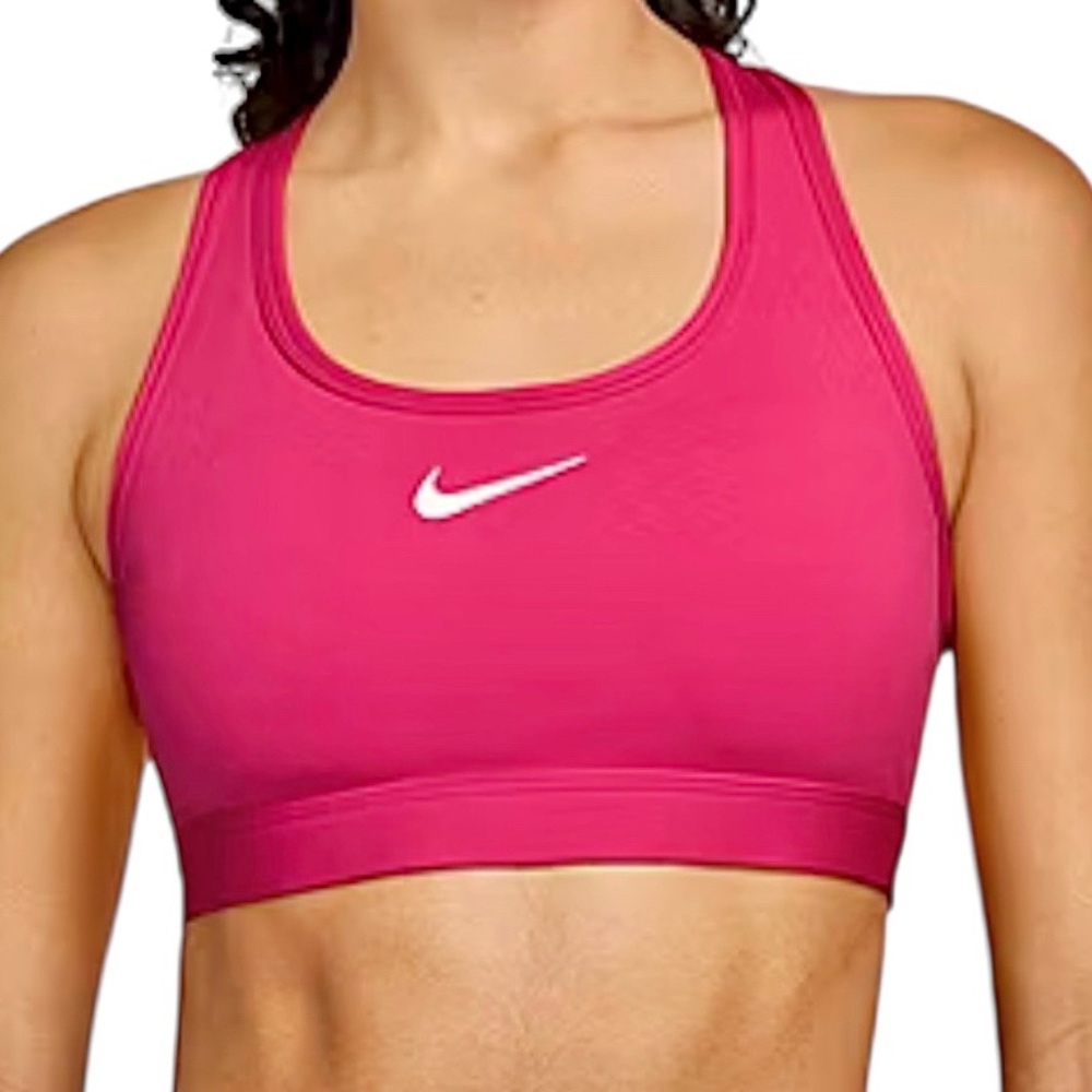 Nike XL Swoosh Hot Pink Padded Sport Bra!NEW!
